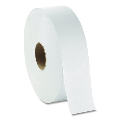 White Jumbo Bathroom Tissue, Septic Safe, 2-Ply, 3.5" x 1,000 ft, 4 Rolls/Carton