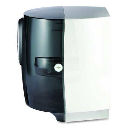 Center-Pull Paper Towel Dispenser, 9.9 x 10 x 10.5, Translucent Smoke