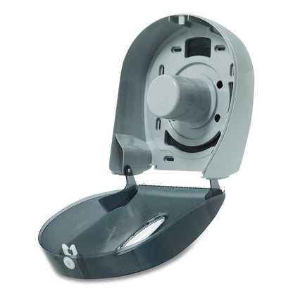 Jumbo Jr. Bathroom Tissue Dispenser, Single Roll, 10.6 x 5.4 x 11.3, Translucent Smoke