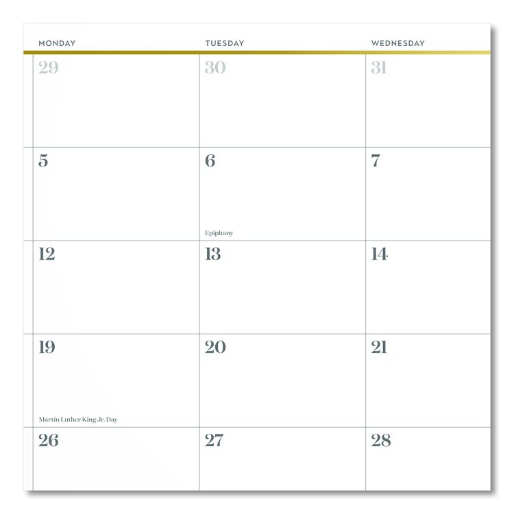 Workstyle Compact Deskpad, 17.75 x 11, White Sheets, Pink Headband/Clear Corners, 12-Month (Jan-Dec): 2026