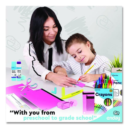 Back to School Supplies Kit for Grades K-5, Pink