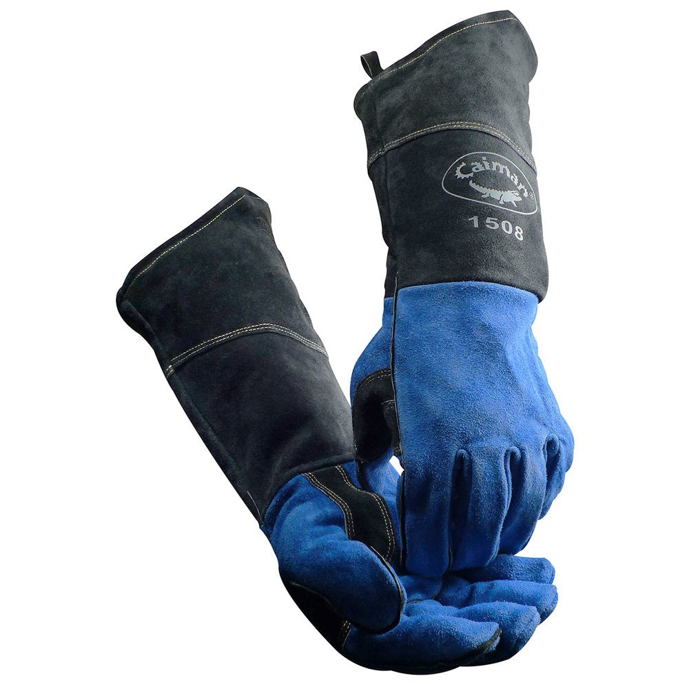 Caiman by PIP Glove 21" BLUE/GRPAHITE Kontour Kevlar (Pair)