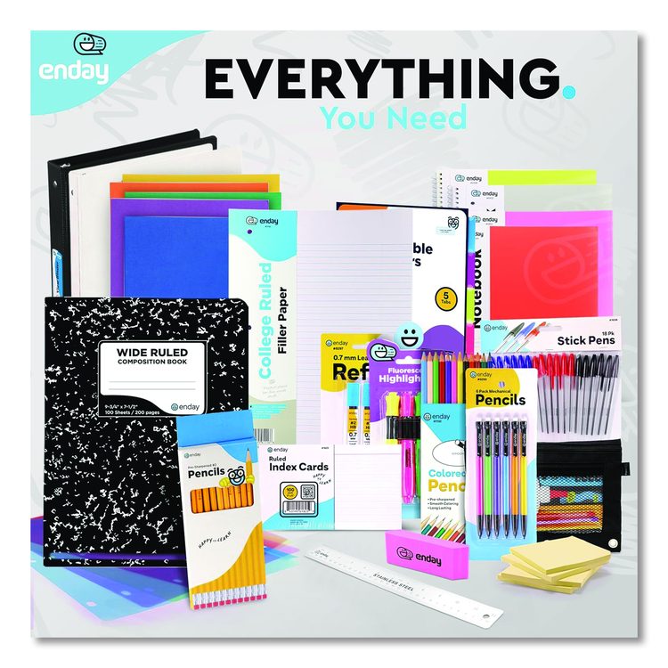 Back to School Supplies Kit for High School/College