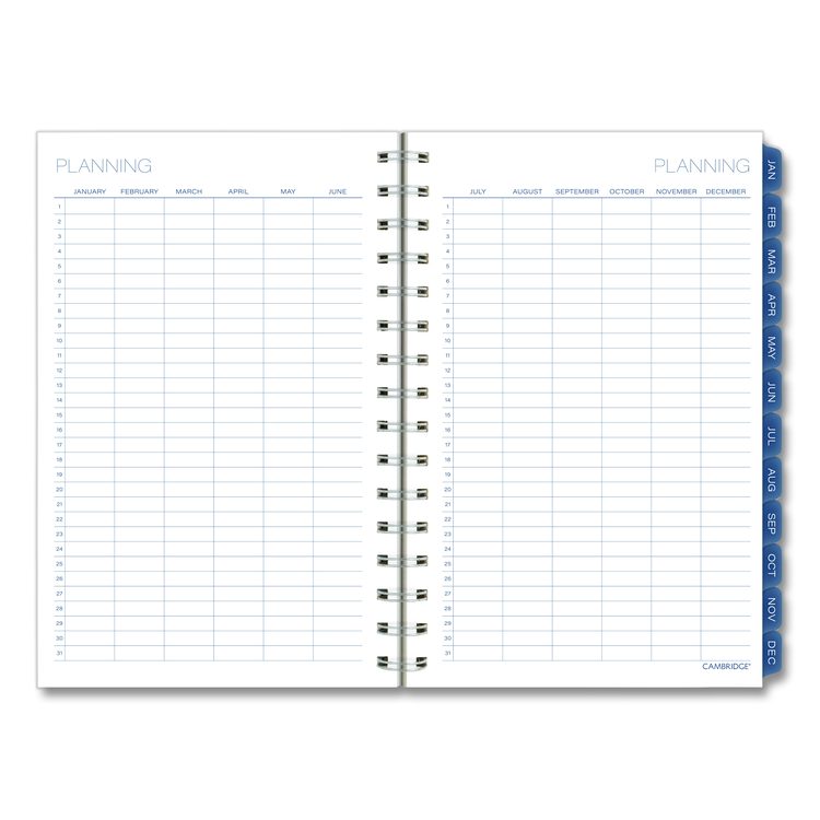 Abyss Weekly/Monthly Planner, 8.5 x 5.5, Water-Inspired Artwork, Blue Cover, 12-Month(Jan-Dec): 2026