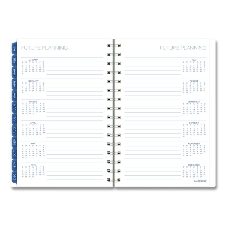 Abyss Weekly/Monthly Planner, 8.5 x 5.5, Water-Inspired Artwork, Blue Cover, 12-Month(Jan-Dec): 2026