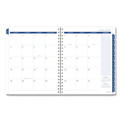 Abyss Weekly/Monthly Planner, 11 x 8.5, Water-Inspired Artwork, Blue Cover, 12-Month (Jan-Dec): 2026
