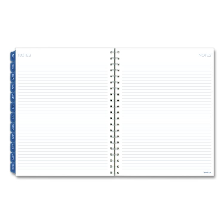 Abyss Weekly/Monthly Planner, 11 x 8.5, Water-Inspired Artwork, Blue Cover, 12-Month (Jan-Dec): 2026