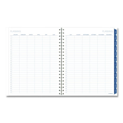 Abyss Weekly/Monthly Planner, 11 x 8.5, Water-Inspired Artwork, Blue Cover, 12-Month (Jan-Dec): 2026