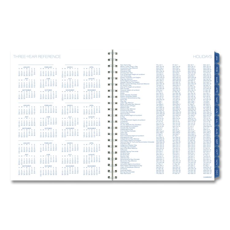 Abyss Weekly/Monthly Planner, 11 x 8.5, Water-Inspired Artwork, Blue Cover, 12-Month (Jan-Dec): 2026