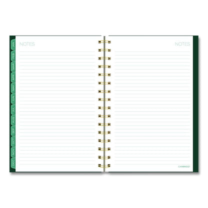 Emerald Isle Weekly/Monthly Planner, 8.5 x 5.5, Green Marbled Cover, 12-Month (Jan-Dec): 2026