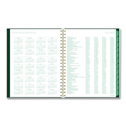 Emerald Isle Weekly/Monthly Planner, 11 x 8.5, Green Marbled Cover, 12-Month (Jan-Dec): 2026