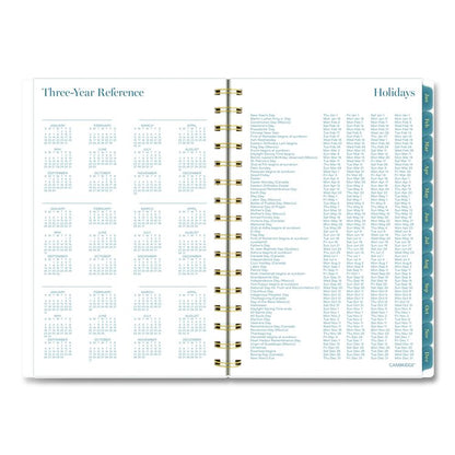 Midnight Garden Weekly/Monthly Planner, 8.5 x 5.5, Floral Artwork, Black/Pink/Green Cover, 12-Month (Jan-Dec): 2026