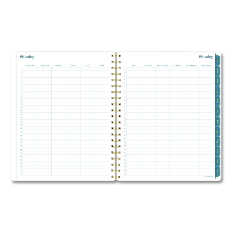 Midnight Garden Weekly/Monthly Planner, 11 x 8.5, Floral Artwork, Black/Pink/Green Cover, 12-Month (Jan-Dec): 2026