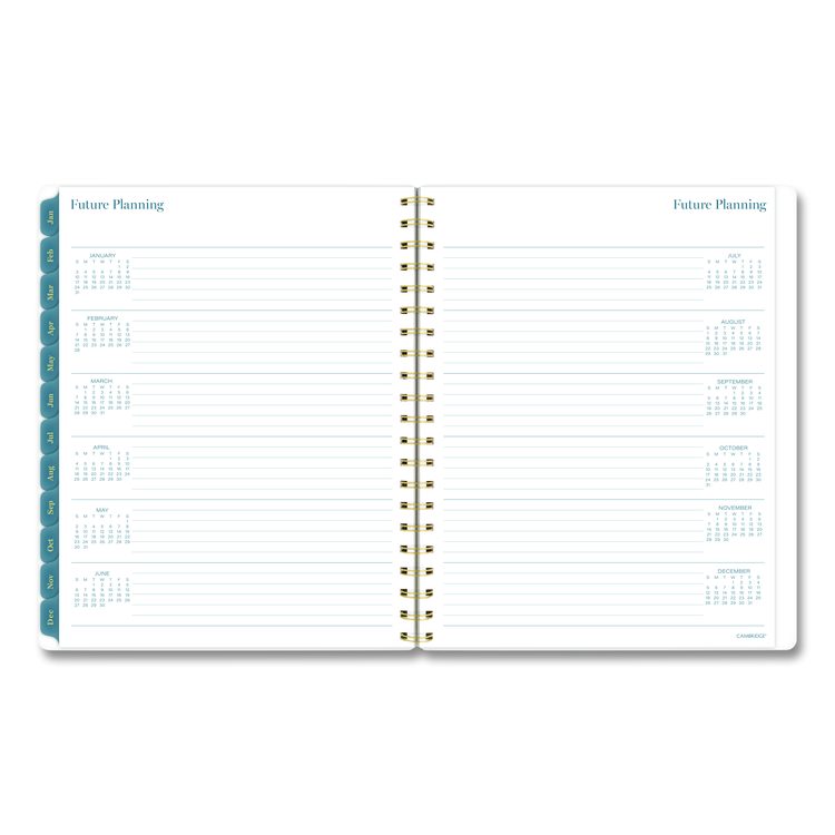 Midnight Garden Weekly/Monthly Planner, 11 x 8.5, Floral Artwork, Black/Pink/Green Cover, 12-Month (Jan-Dec): 2026