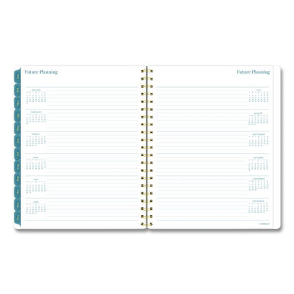 Midnight Garden Weekly/Monthly Planner, 11 x 8.5, Floral Artwork, Black/Pink/Green Cover, 12-Month (Jan-Dec): 2026