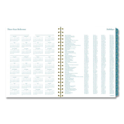Midnight Garden Weekly/Monthly Planner, 11 x 8.5, Floral Artwork, Black/Pink/Green Cover, 12-Month (Jan-Dec): 2026