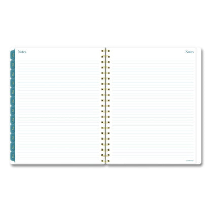 Midnight Garden Weekly/Monthly Planner, 11 x 8.5, Floral Artwork, Black/Pink/Green Cover, 12-Month (Jan-Dec): 2026