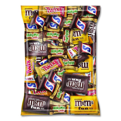 Mini Milk Chocolate and Pringles Snack Stacks Variety Combo Pack, 62 oz Bag Mini/Fun Size, (36) Cups Assorted Flavors/Bundle
