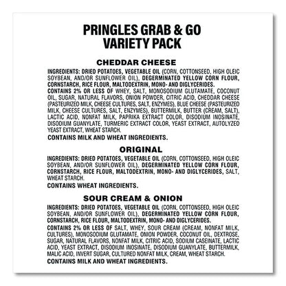 Mini Milk Chocolate and Pringles Snack Stacks Variety Combo Pack, 62 oz Bag Mini/Fun Size, (36) Cups Assorted Flavors/Bundle