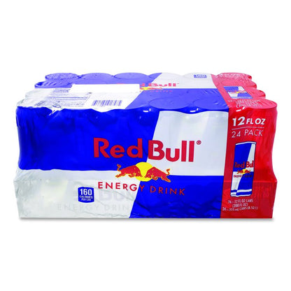 Red Bull Energy Drink and Pop Tart Combo Pack,(24) 12oz Cans,(24) Frosted Strawberry/(24) Frosted Brown Sugar Cinnamon/Bundle