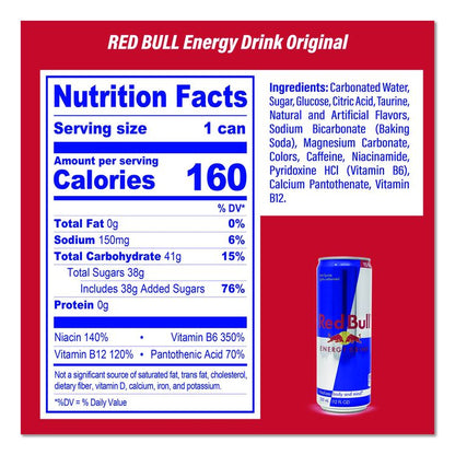 Red Bull Energy Drink and Pop Tart Combo Pack,(24) 12oz Cans,(24) Frosted Strawberry/(24) Frosted Brown Sugar Cinnamon/Bundle