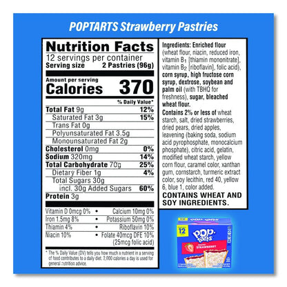 Red Bull Energy Drink and Pop Tart Combo Pack,(24) 12oz Cans,(24) Frosted Strawberry/(24) Frosted Brown Sugar Cinnamon/Bundle