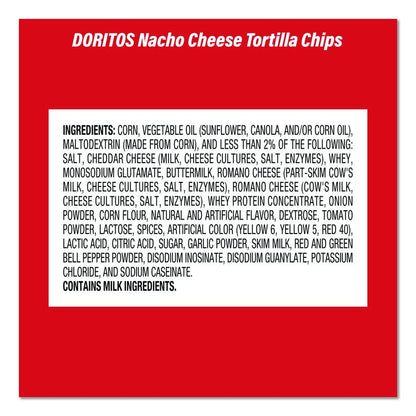 Doritos Nacho Cheese Tortilla Chips and Welch's Mixed Fruit Snacks, (50) 1oz Bag Chips, (66) 0.8 oz Pouch Fruit Snacks/Bundle