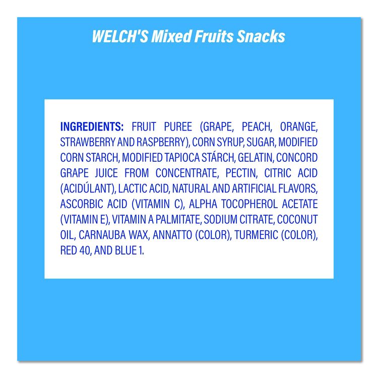 Doritos Nacho Cheese Tortilla Chips and Welch's Mixed Fruit Snacks, (50) 1oz Bag Chips, (66) 0.8 oz Pouch Fruit Snacks/Bundle