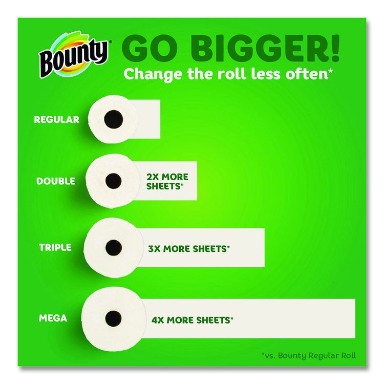 Select-a-Size Kitchen Roll Paper Towels, 2-Ply, 5.9 x 11, White, 82 Sheets/Double Roll, 24 Rolls/Carton