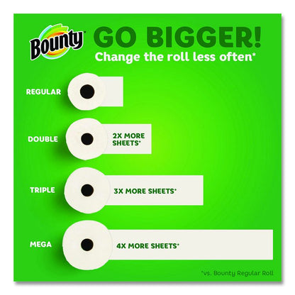 Select-a-Size Kitchen Roll Paper Towels, 2-Ply, 5.9 x 11, White, 82 Sheets/Double Roll, 24 Rolls/Carton