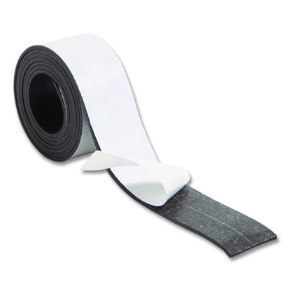Magnetic Adhesive Tape Roll, 1" x 4 ft, Black