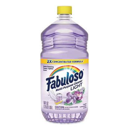 Multi-Use Cleaner, Light Lavender Scent, 56 oz Bottle, 6/Carton