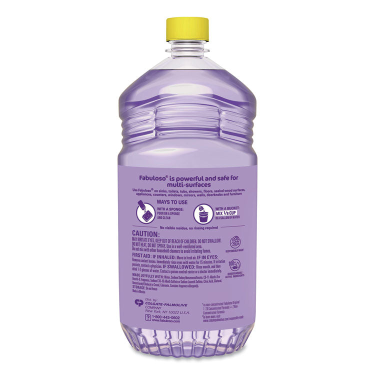 Multi-Use Cleaner, Light Lavender Scent, 56 oz Bottle, 6/Carton