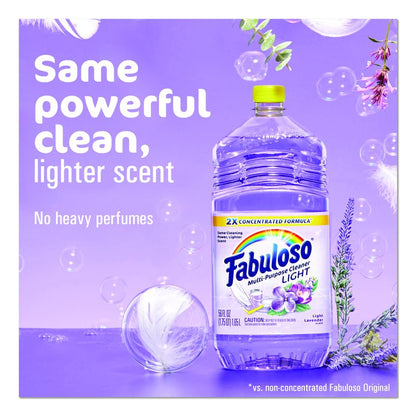 Multi-Use Cleaner, Light Lavender Scent, 56 oz Bottle, 6/Carton