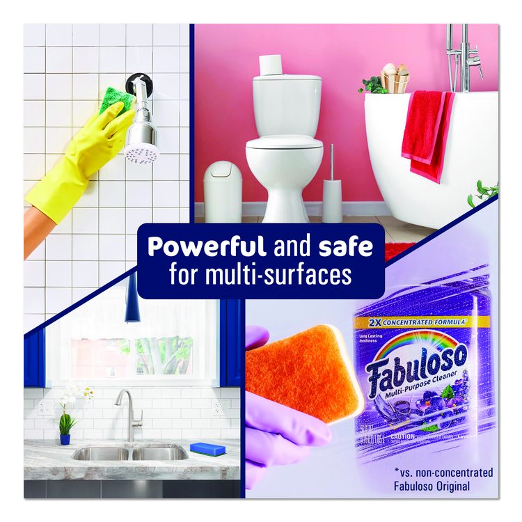 Multi-Use Cleaner, Light Lavender Scent, 56 oz Bottle, 6/Carton