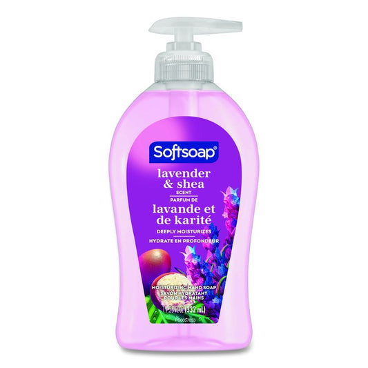 Liquid Hand Soap Pumps, Lavender Shea Scent, 6/Carton