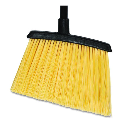 Duo-Sweep Unflagged Heavy Duty Angle Broom, 55" Length, Black/Yellow