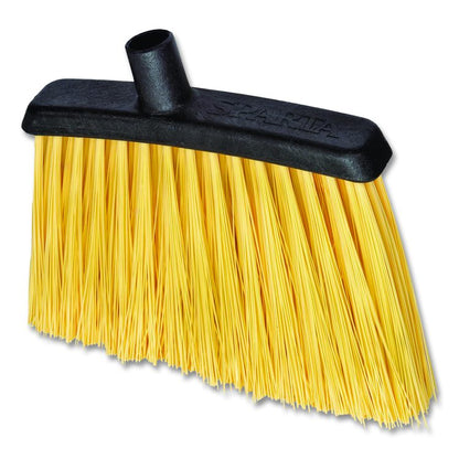 Duo-Sweep Unflagged Heavy Duty Angle Broom, 55" Length, Black/Yellow