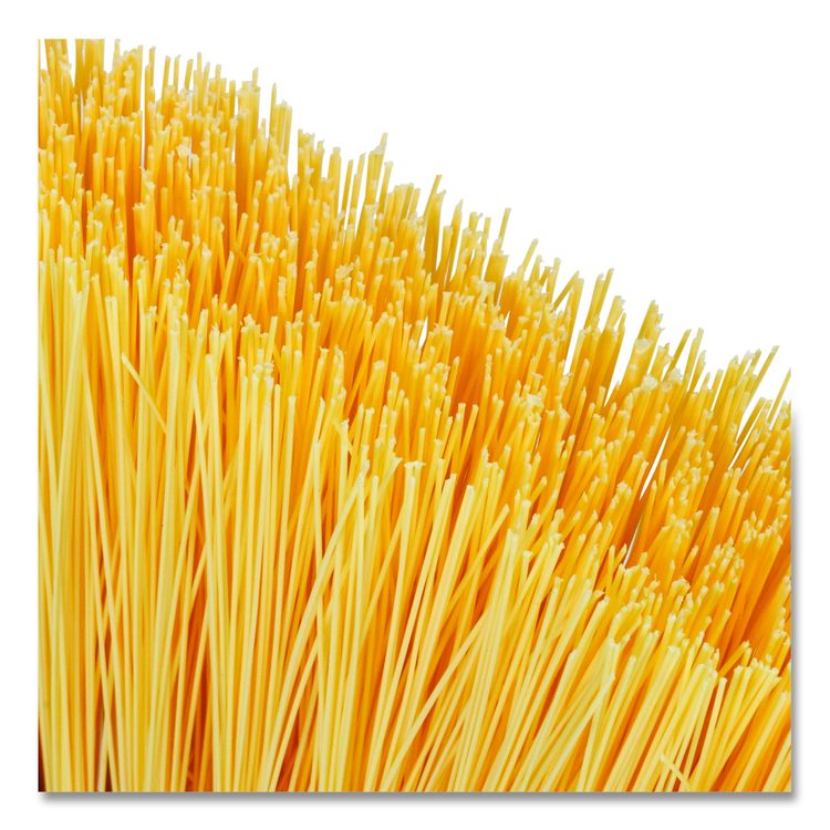 Duo-Sweep Unflagged Heavy Duty Angle Broom, 55" Length, Black/Yellow