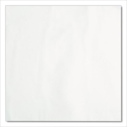 Flat Linen Replacement Dinner Napkin, 1-Ply, 16 x 15, White, 1,000/Carton