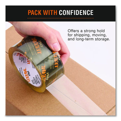 Pro-Grade Packaging Tape, 3" Core, 1.88" x 54.6 yds, Clear, 6/Pack