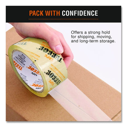 All Purpose Packaging Tape, 3" Core, 1.88" x 54.6 yds, Clear, 6/Pack