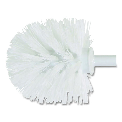 Spiral Bowl Brush, 13" Handle, White
