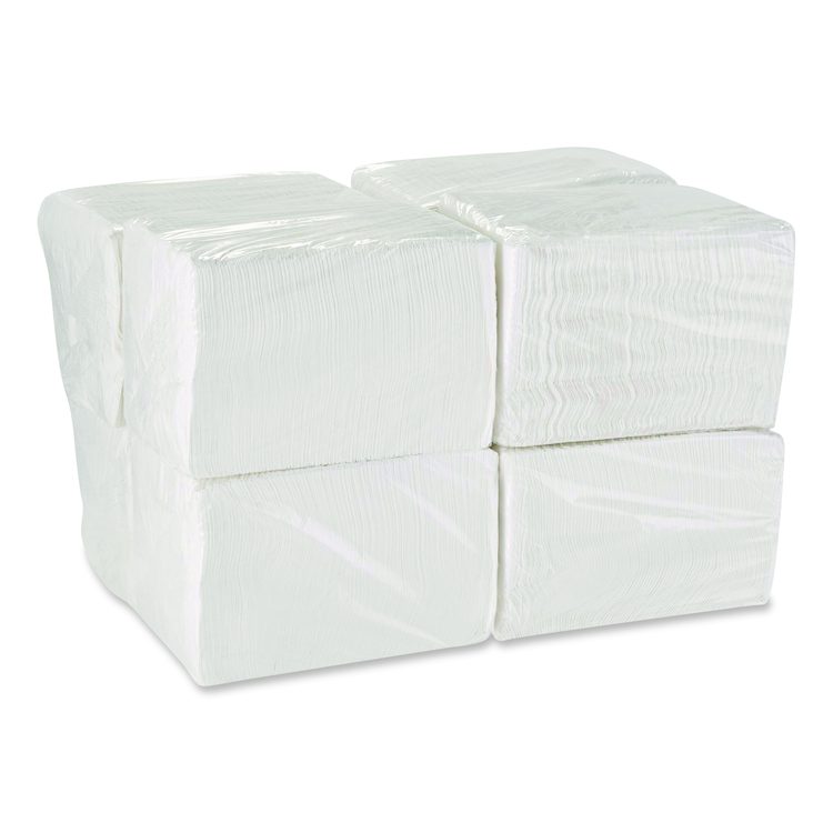 Acclaim 1/4 Fold Paper Dinner Napkins, White, 1-Ply, 16 x 16, 500/Pack, 8 Packs/Carton