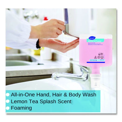Soft Care All Purpose Hand, Hair and Body, Lemon Tea Splash Scent, 1.3 L, 6/Carton