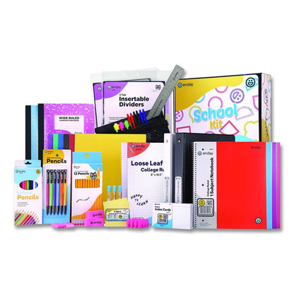 Back to School Supplies Kit for High School/College
