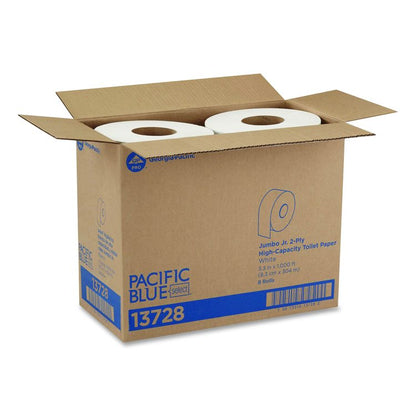 acclaim Jumbo Jr. Bath Tissue Roll, Septic Safe, 2-Ply, 3.3" x 1,000 ft, White, 8 Rolls/Carton