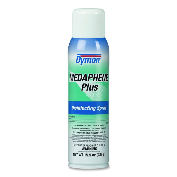 Medaphene Plus Disinfectant Spray, 15.5 oz Aerosol Spray, 12/Carton