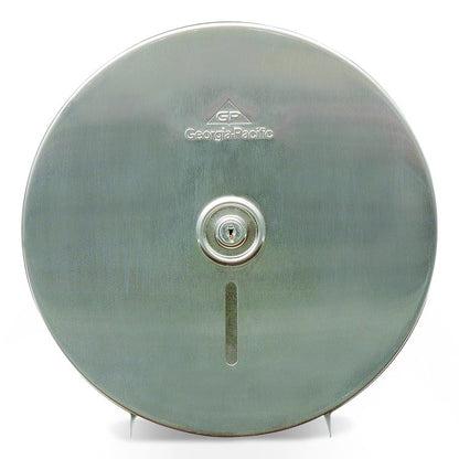 Stainless Steel Jumbo Roll Tissue Dispenser, 10.75 x 4.44 x 10.75, Stainless Steel