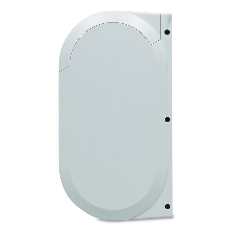 Compact Vertical Double-Roll Coreless Tissue Dispenser, 14.06 x 6.69 x 8.19, White